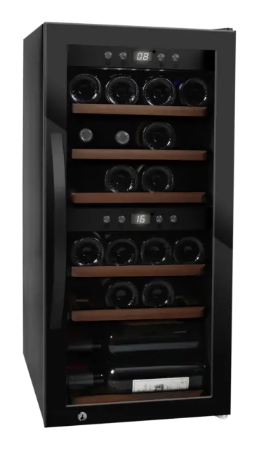 Freistehender Weinkühlschrank - WineExpert 24 - Schwarz - mQuvée