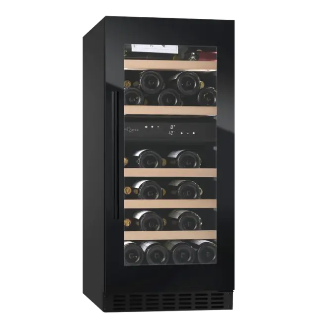 Unterbau-Weinkühlschrank - WineCave 800 40D - Schwarz - mQuvée
