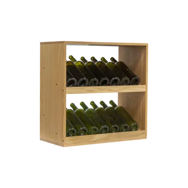 Weinregal 60x60x30 cm (Label-view) - mQuvée