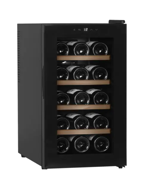 Freistehender thermoelektrischer Weinkühlschrank - Northern Collection 15 Black - Cavin