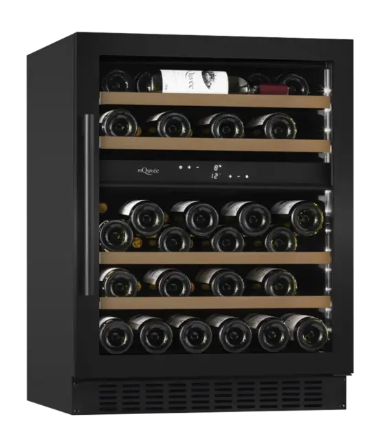 Unterbau-Weinkühlschrank - WineCave 700 60D - Schwarz - mQuvée
