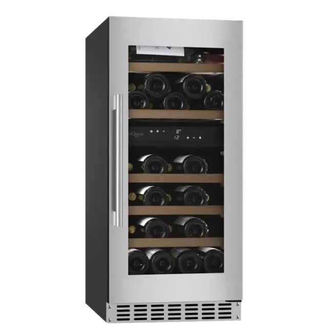 Unterbau-Weinkühlschrank - WineCave 800 40D - Edelstahl - mQuvée