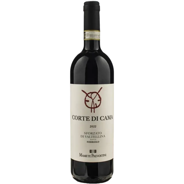 Mamete Prevostini Sforzato di Valtellina Nebbiolo Corte di Cama 2022